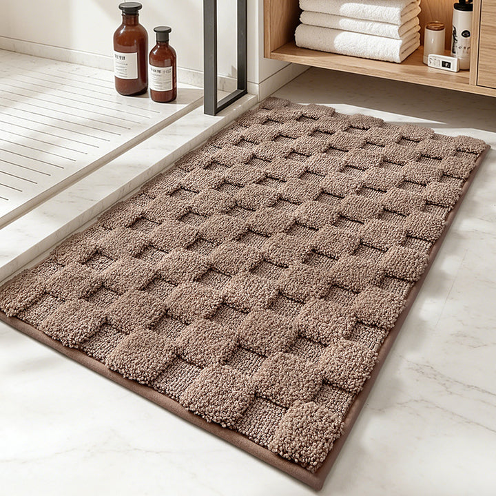 Pluche Textuur Badmat