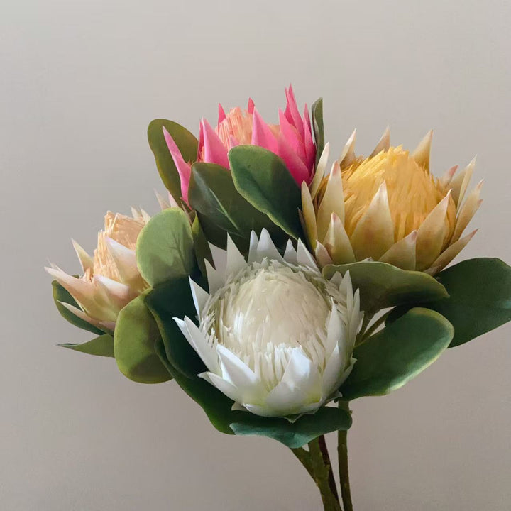 Levensechte Decoratieve Protea Bloemsteel
