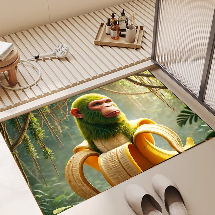Cartoon Character Loopmat voor Thuis Vloerdecor