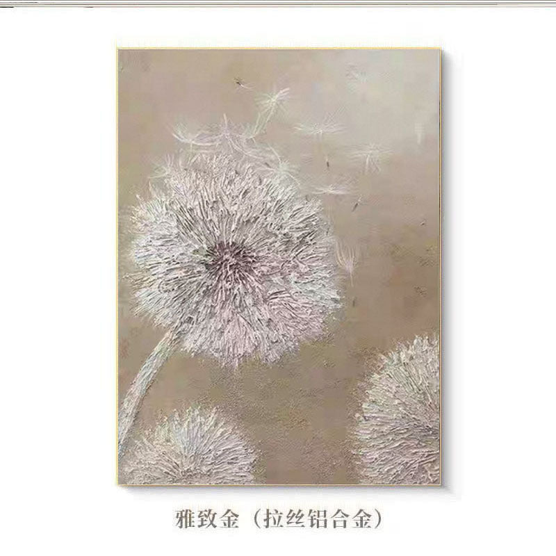 Textured Paardenbloem Canvas Kunstwerk