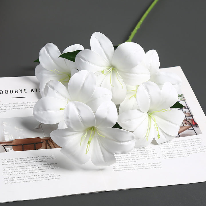 Realistische Zijde Bloem Steel Arrangment