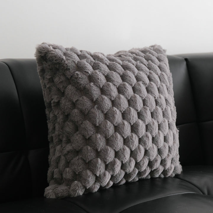Pluche Textuur Accent Kussen