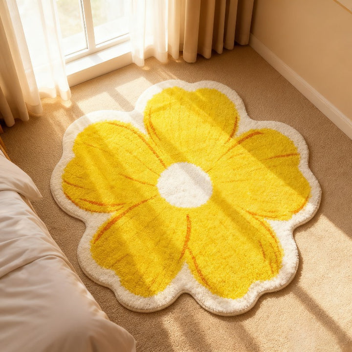 Decoratieve Bloemenpatroon Vloerkleed