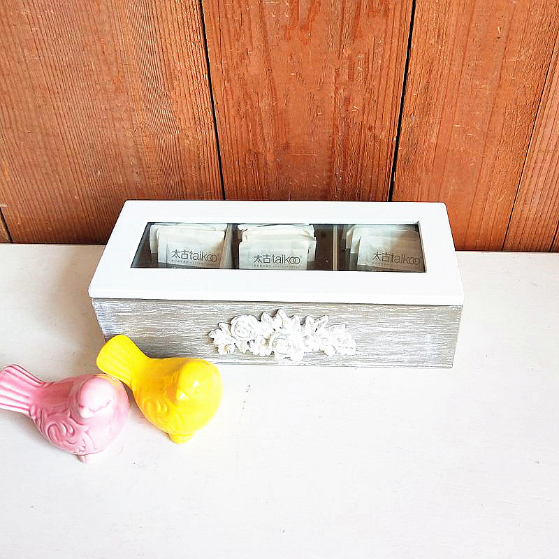 Decoratieve Houten Opbergdoos