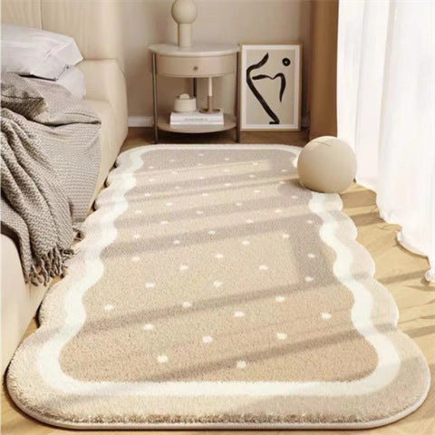 Zachte Pluche Decoratieve Vloerkleed