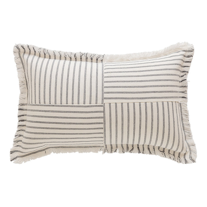 Textured Stripe Decoratieve Gooi Kussen