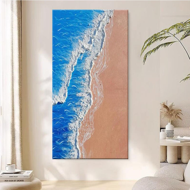 3D Oceaangolven Canvas Kunstwerk