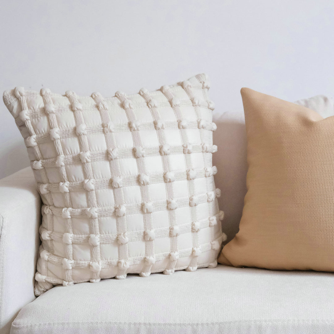 Textured Knit Gooi Kussen voor Thuis Decor