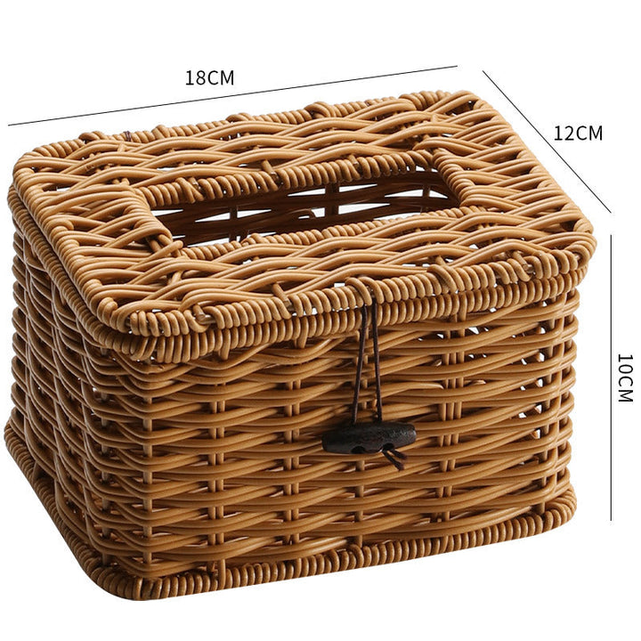 Decoratieve handgeweven opbergdoos