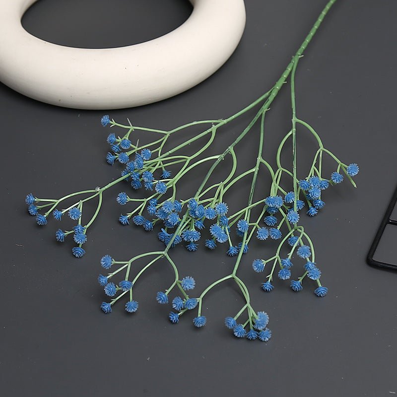 Kunstmatige Blauwe Bloemen Spray voor Woondecoratie