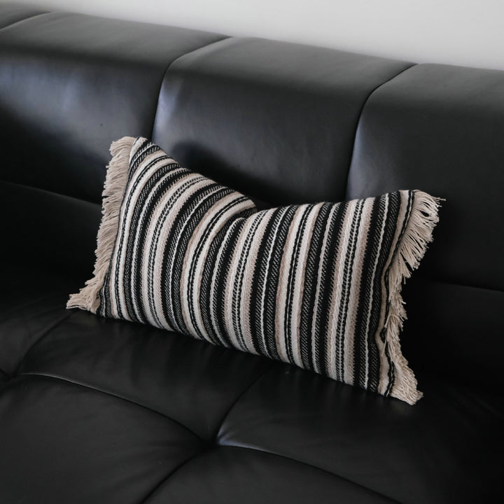 Gestreepte Franje Decoratieve Kussen