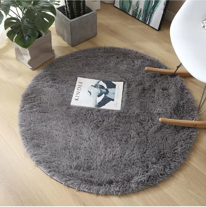 Pluche Ronde Vloerkleed