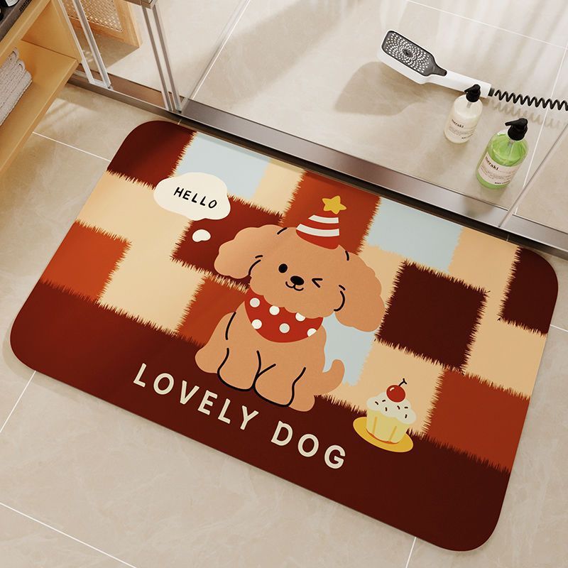 Schattige Cartoon Beer Badmat