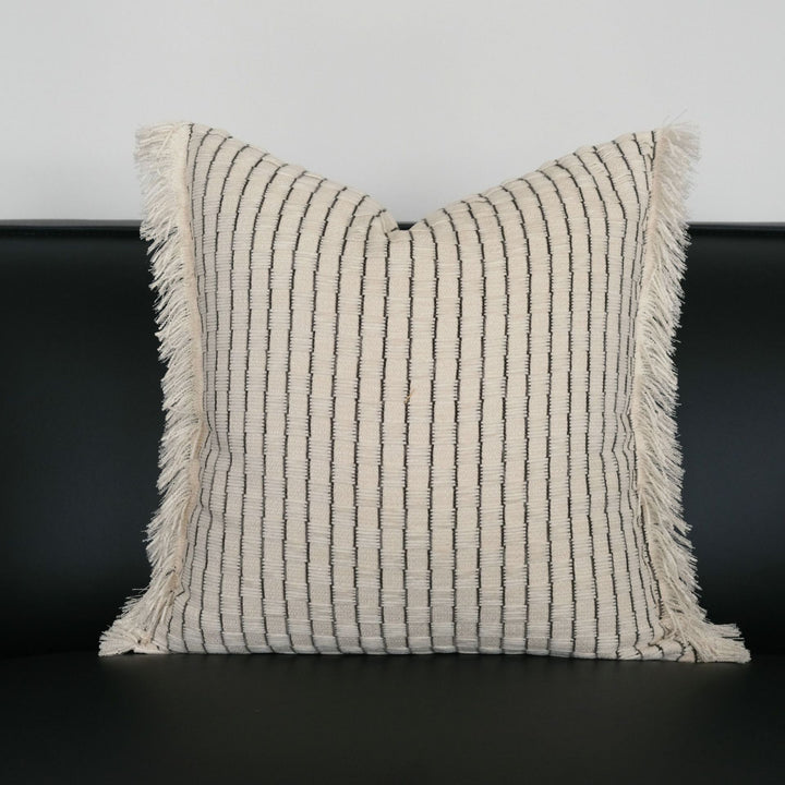Textured Geometric Print Accent Kussen voor Thuis