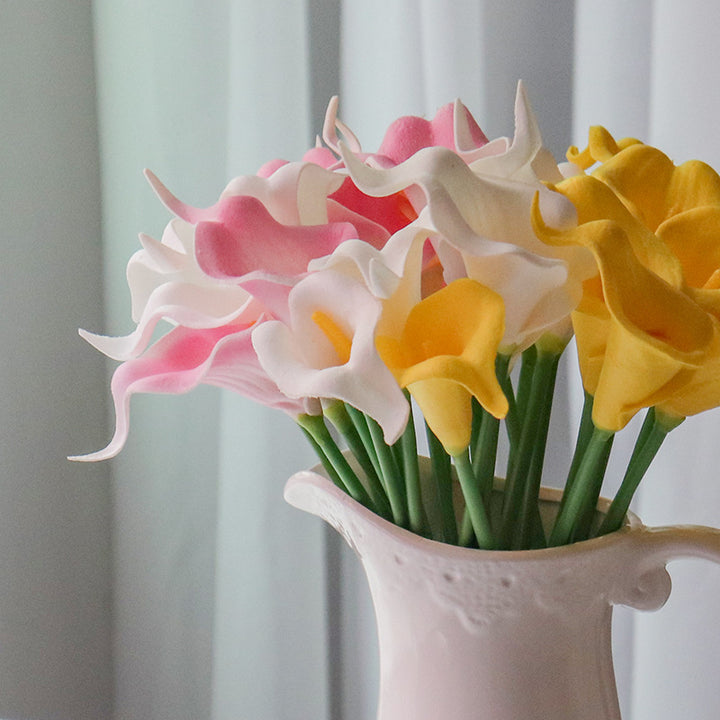 Realistische Decoratieve Calla Lelie Steel