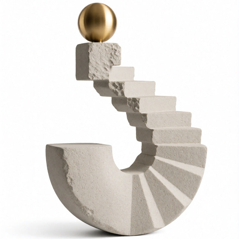 Sculpturaal Decoratieve Trap Tafel Kunst
