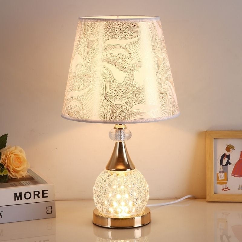 Elegante Decoratieve Glazen Tafellamp