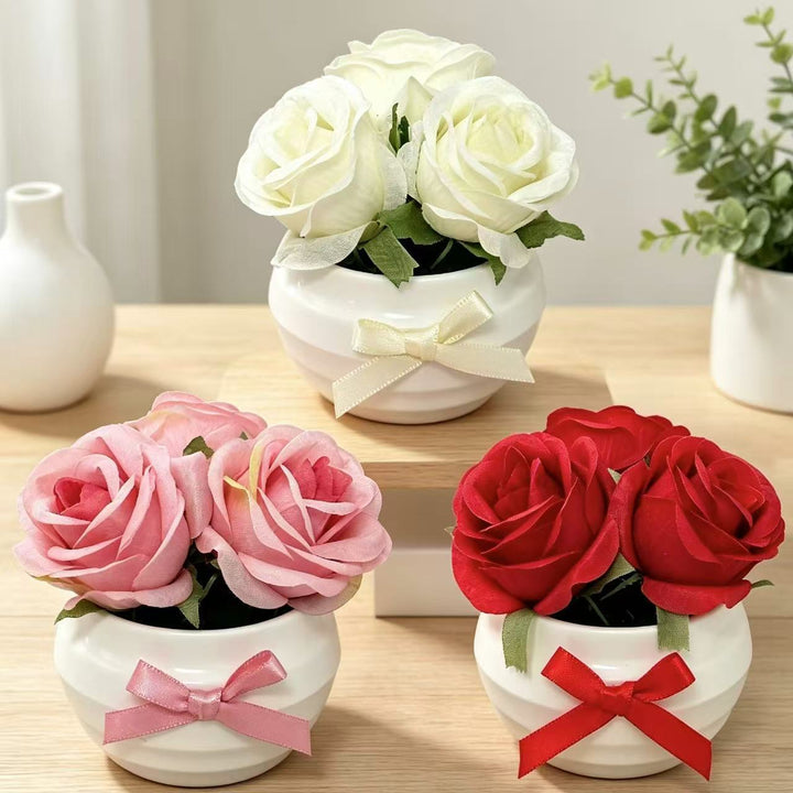 Elegante Decoratieve Rozenbloem voor Hu decoratie Display