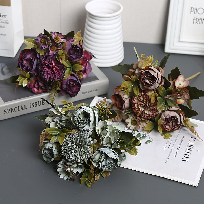 Decoratieve Bloemrijke Arrangement voor Thuisdisplay