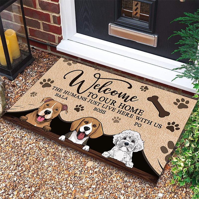 Kat-Thema Decoratieve Deurmat