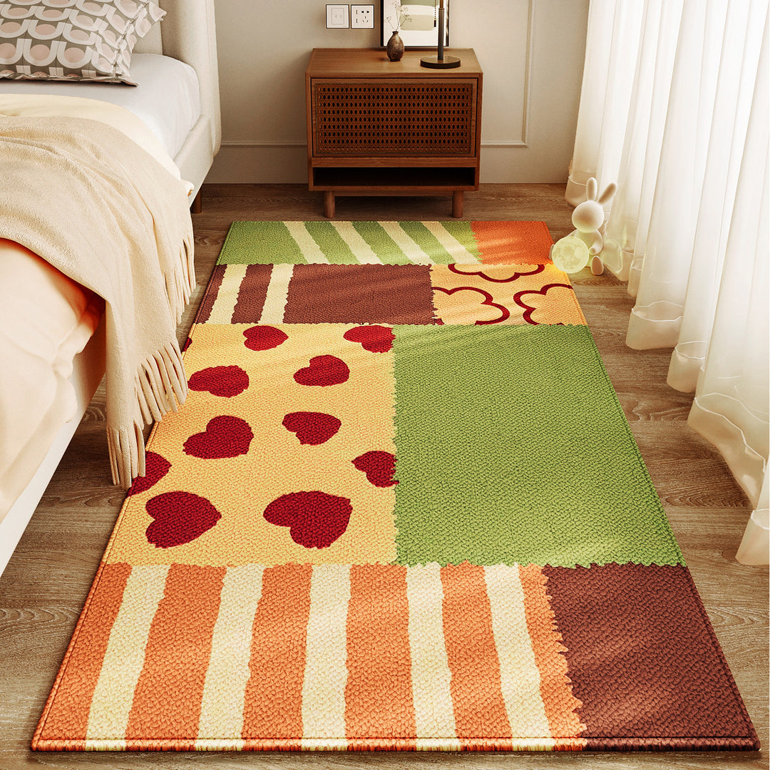 Speelse Patchwork Vloerkleed