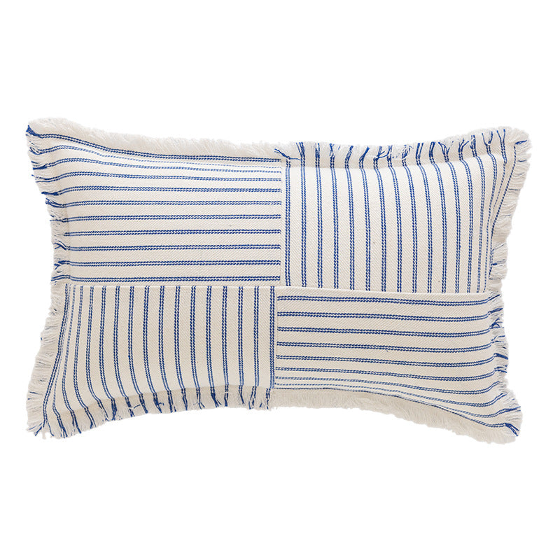 Textured Stripe Decoratieve Gooi Kussen