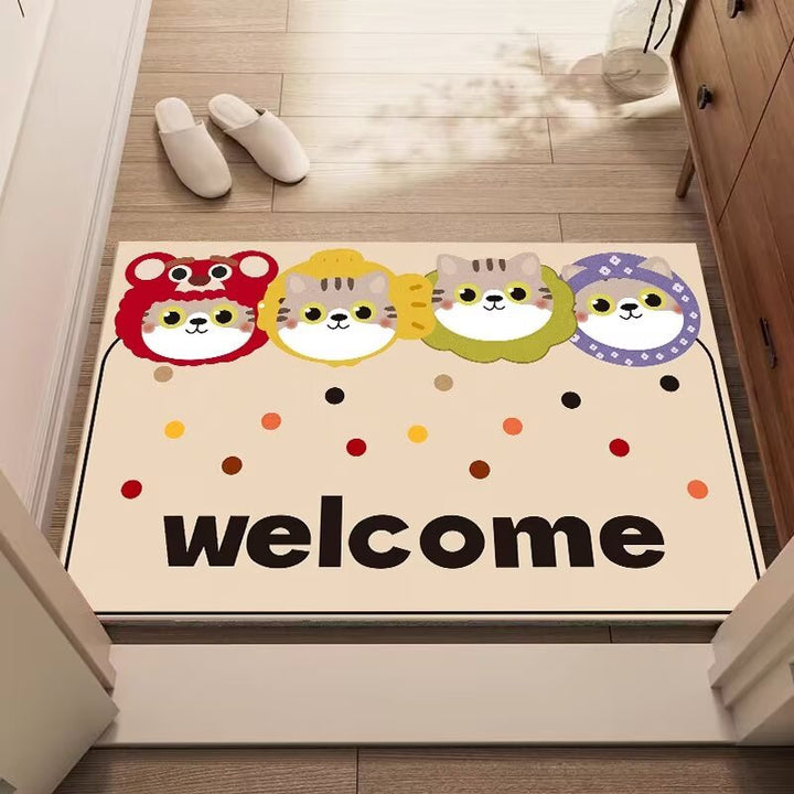 Cartoon Character Welkom Mat