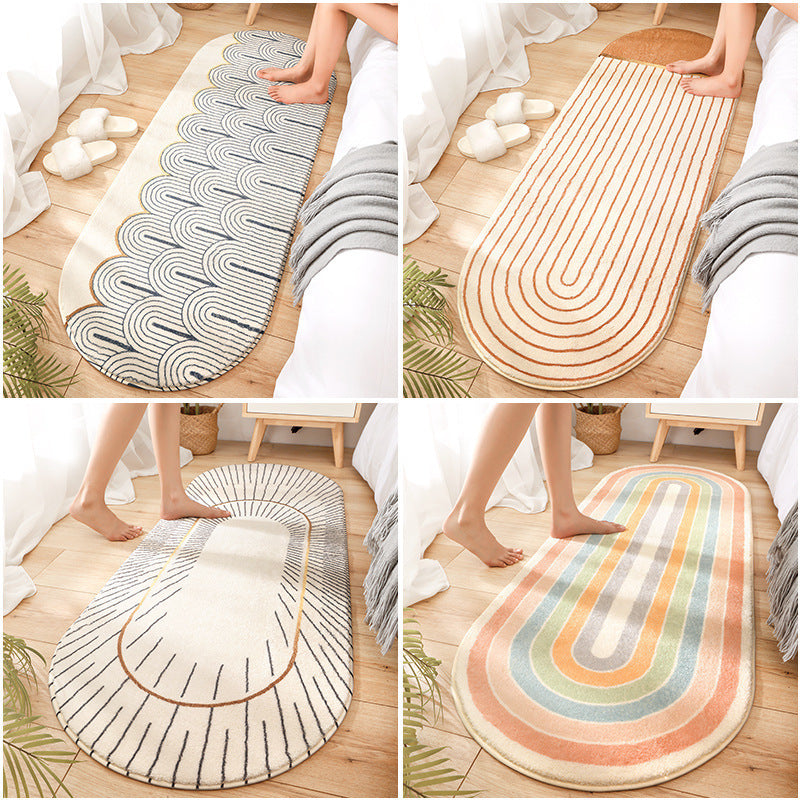 Zachte Pluche Decoratieve Loper Mat