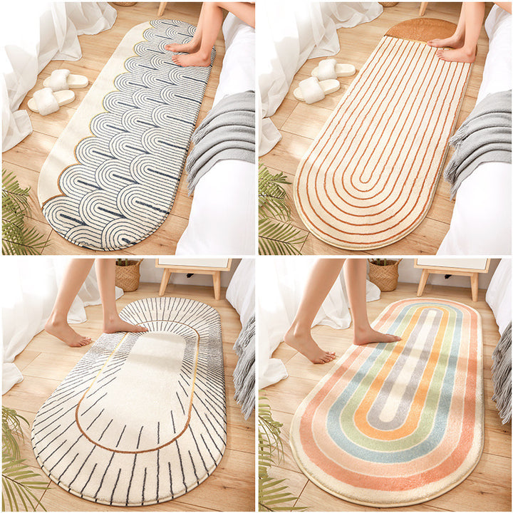 Zachte Pluche Decoratieve Loper Mat