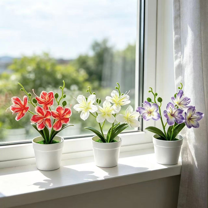 Levensechte Nepbloem Arrangement voor Thuisdecoratie