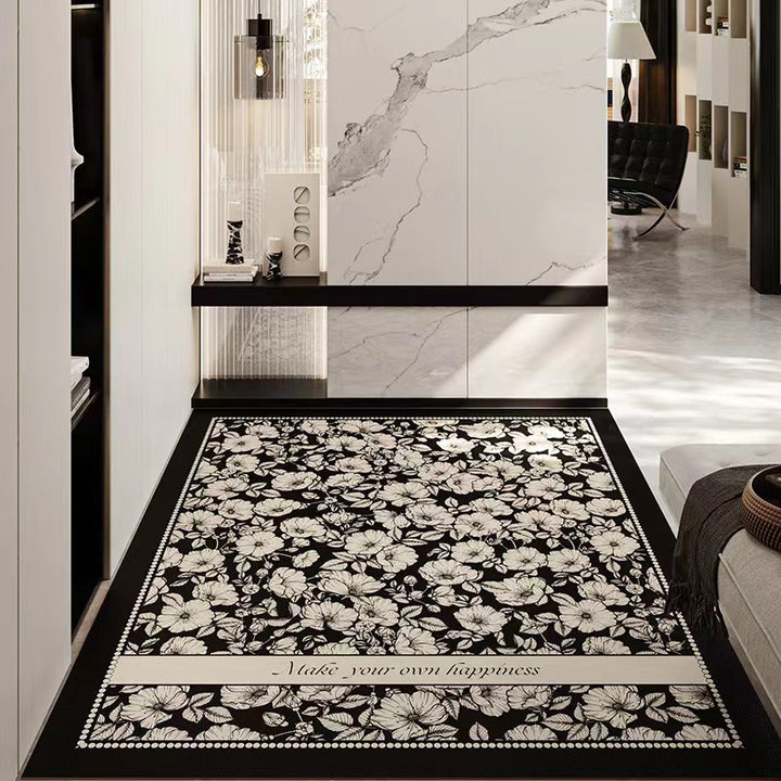Stijlvol Bloemmotief Area Rug