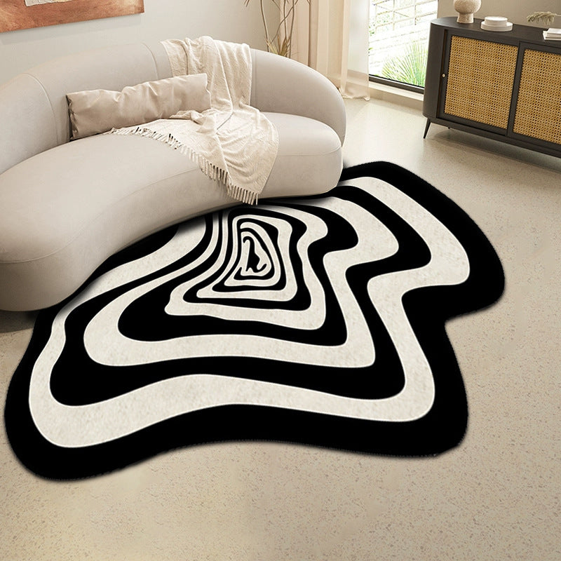 Abstract Wave Design Vloerkleed