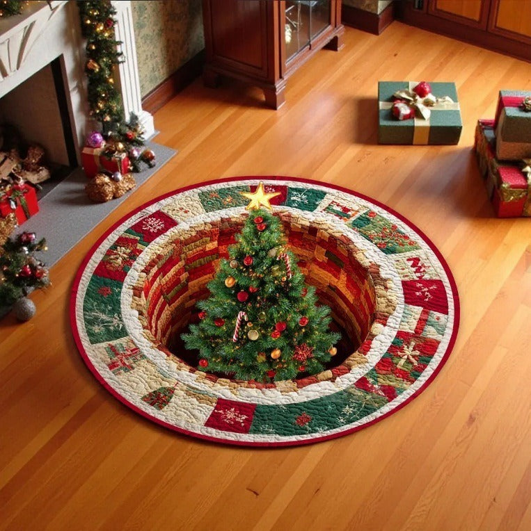 Kerst Patchwork Vloerkleed