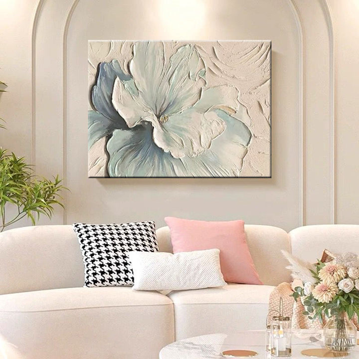 3D Bloemen Relief Wanddecoratie