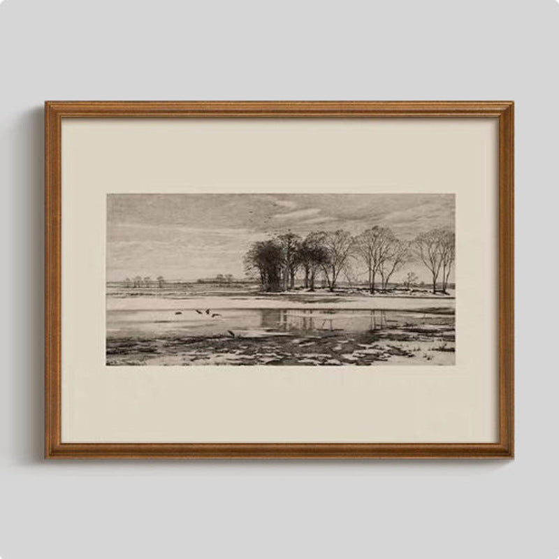 Ingelijste Vintage Landschapskunst