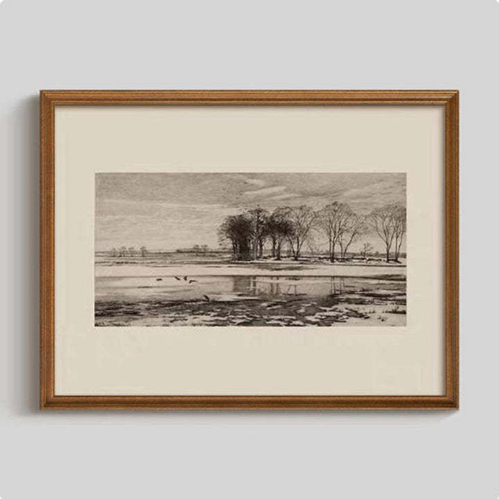 Ingelijste Vintage Landschapskunst