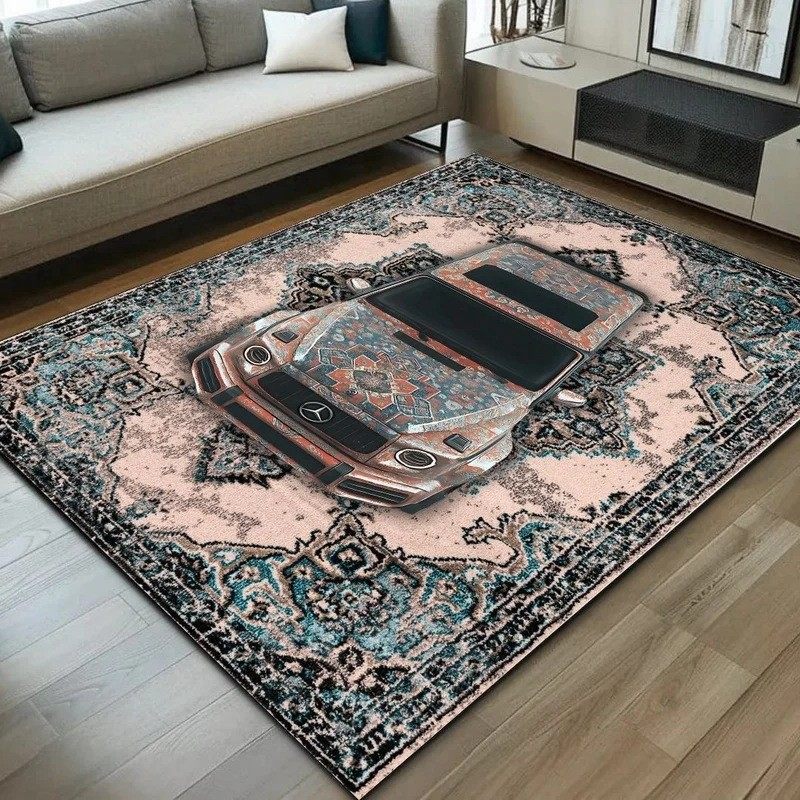 3D Auto Illusie Tapijt