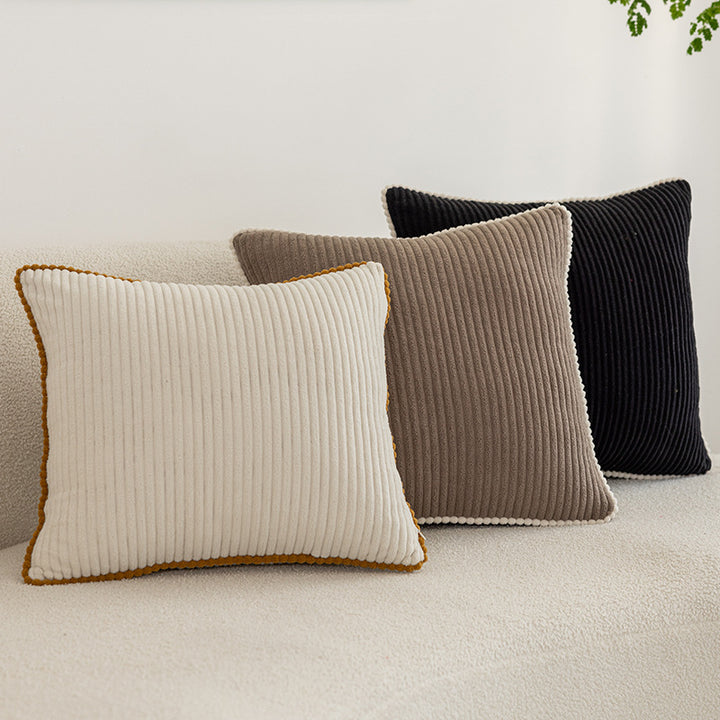 Getextureerde Corduroy Decoratieve Kussen