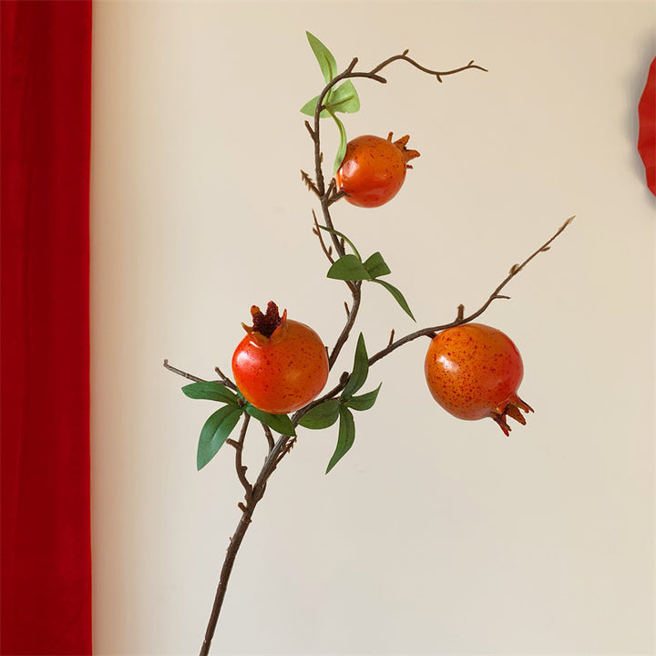 Decoratieve Granaatappel Tak