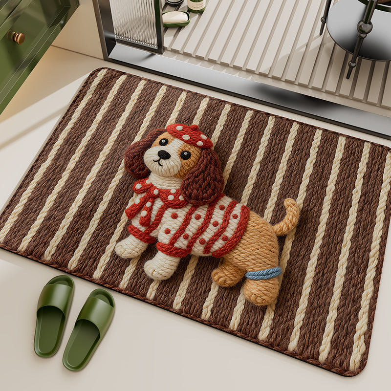 Speelse Dierenthema Vloerkleed