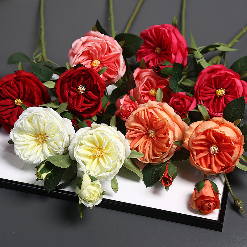 Luxueuze Zijde Rozen Bloemstuk