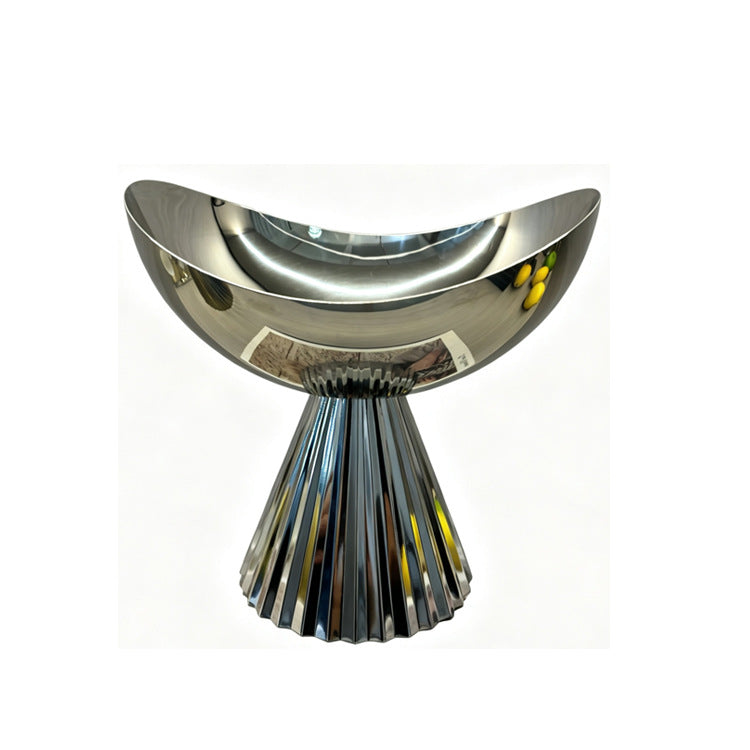 Elegante Sculpturale Metalen Middelpunt