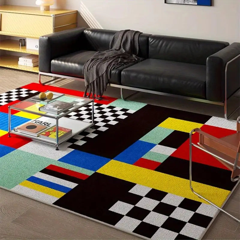 Eigentijdse Geometrische Vloerkleed