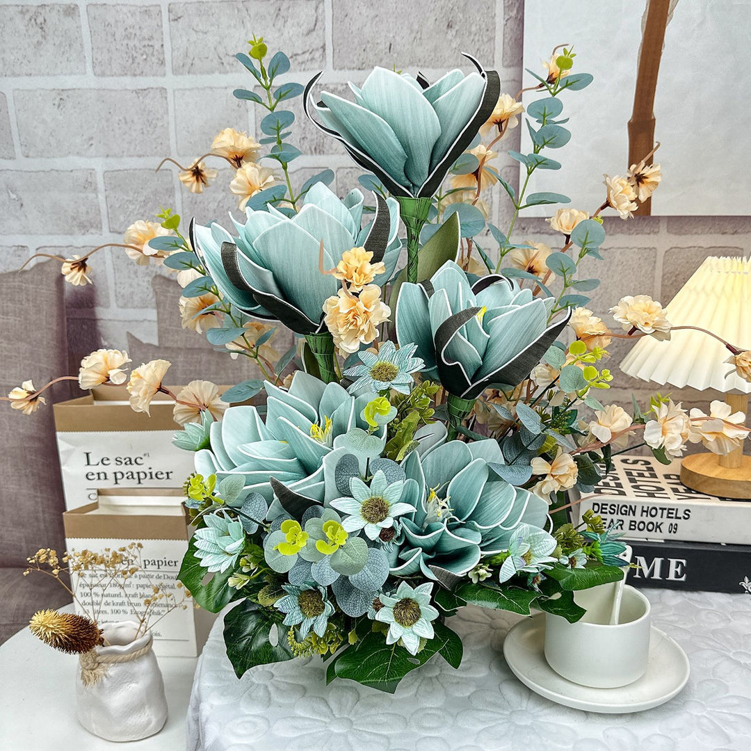 Elegante Levensechte Bloemstuk voor Interieurdecoratie