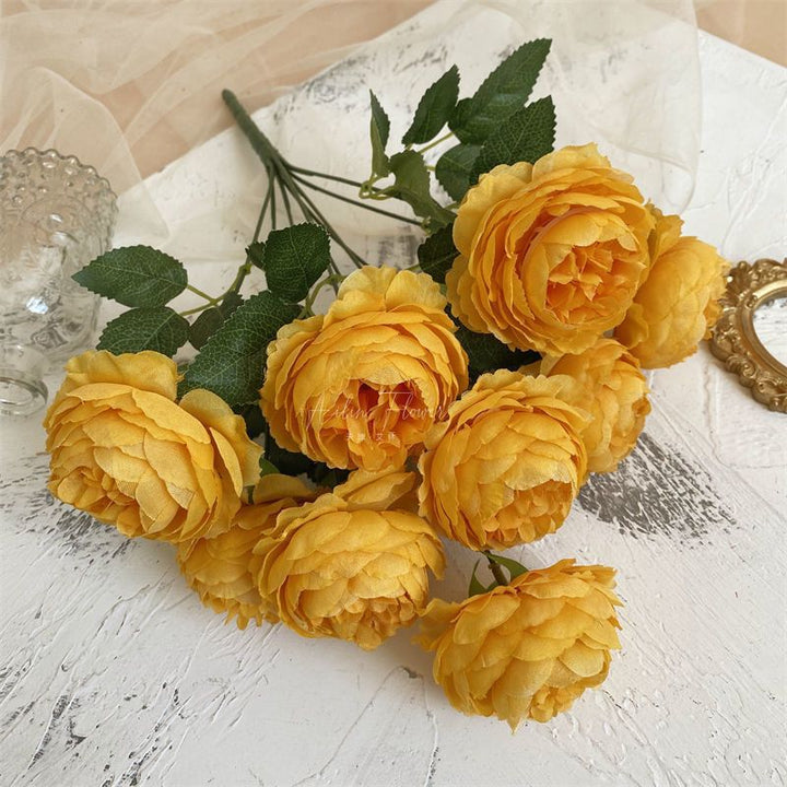 Elegante Faux Rozen Boeket voor Huisdecoratie