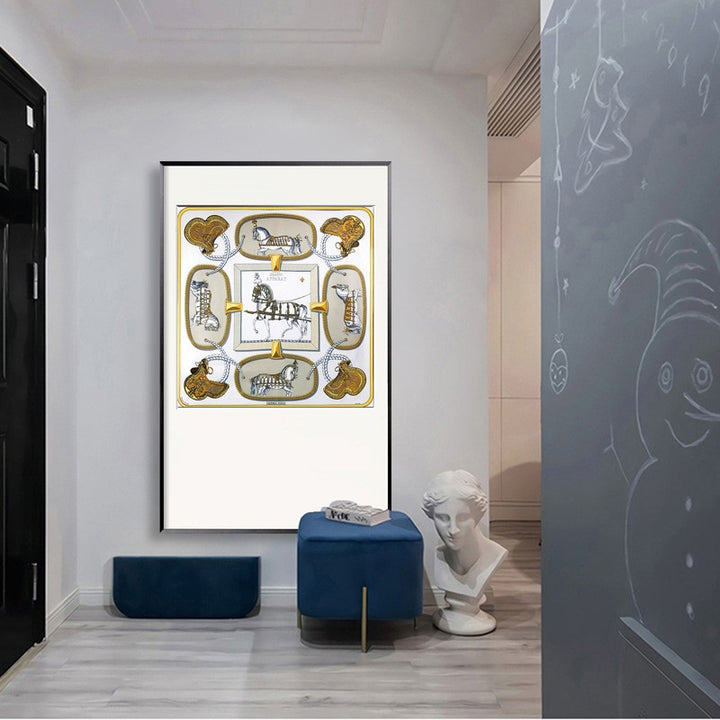 Decoratieve Zijden Sjaal