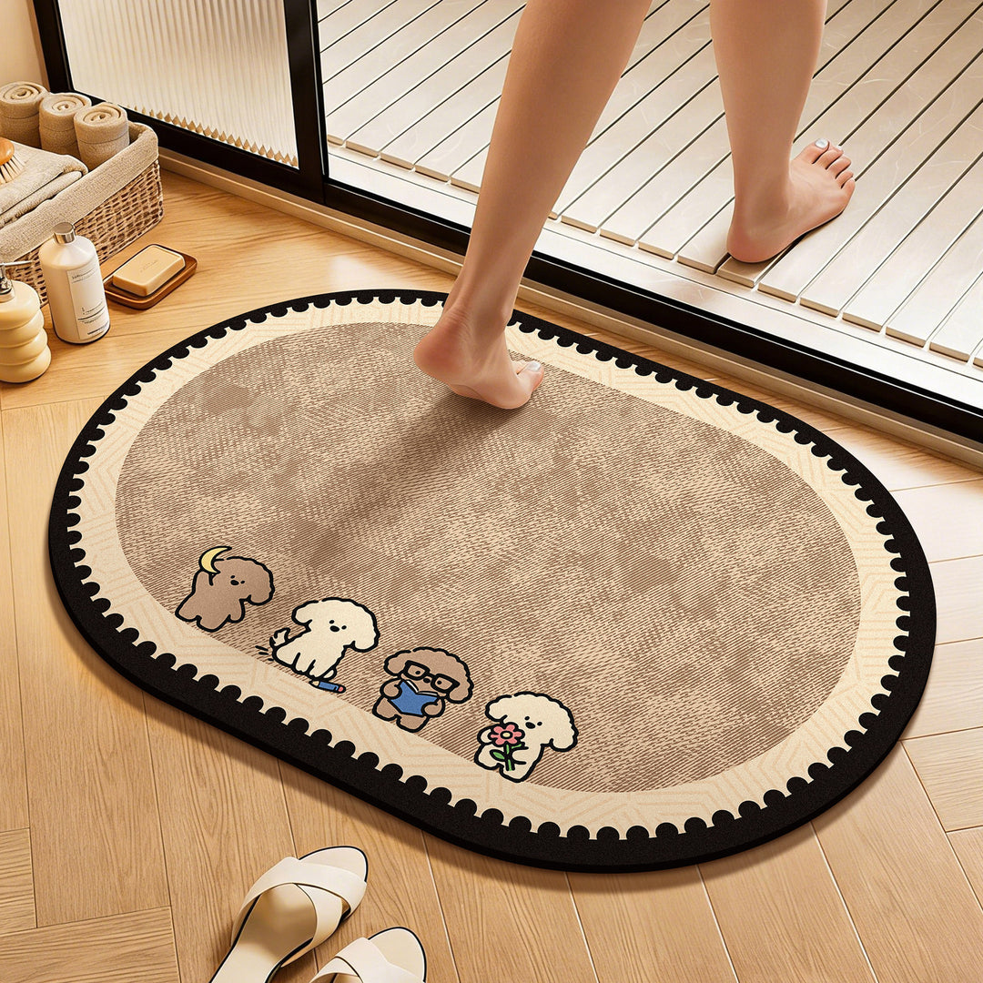 Pluche Cartoon Hondengebied Mat