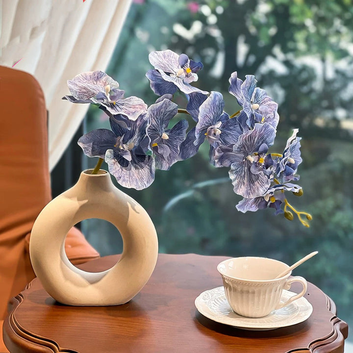 Elegante Zijde Orchidee Arrangement