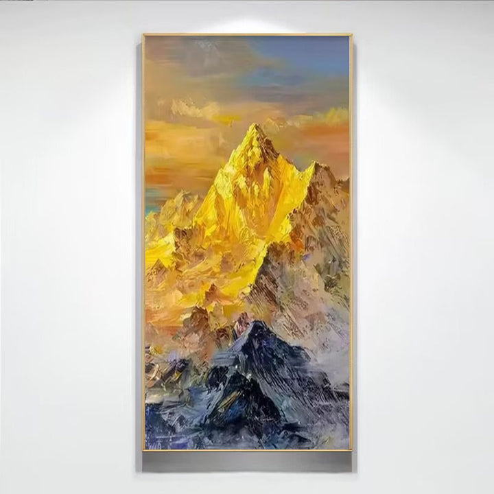 Abstract Mountain Landscape Canvas Wandkunst