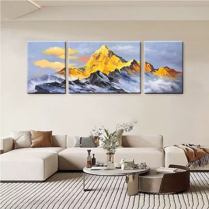Majestueus Berglandschap Canvas Kunstwerk